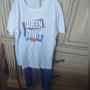 Nike Girl's Two Piece T-shirt and Leggings